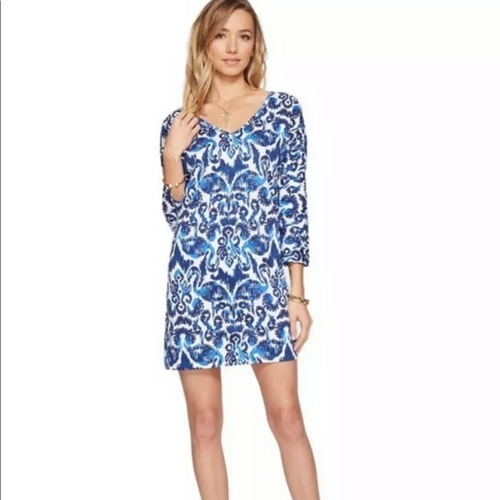 Lilly Pulitzer | cori 3/4 sleeve jersey dress.